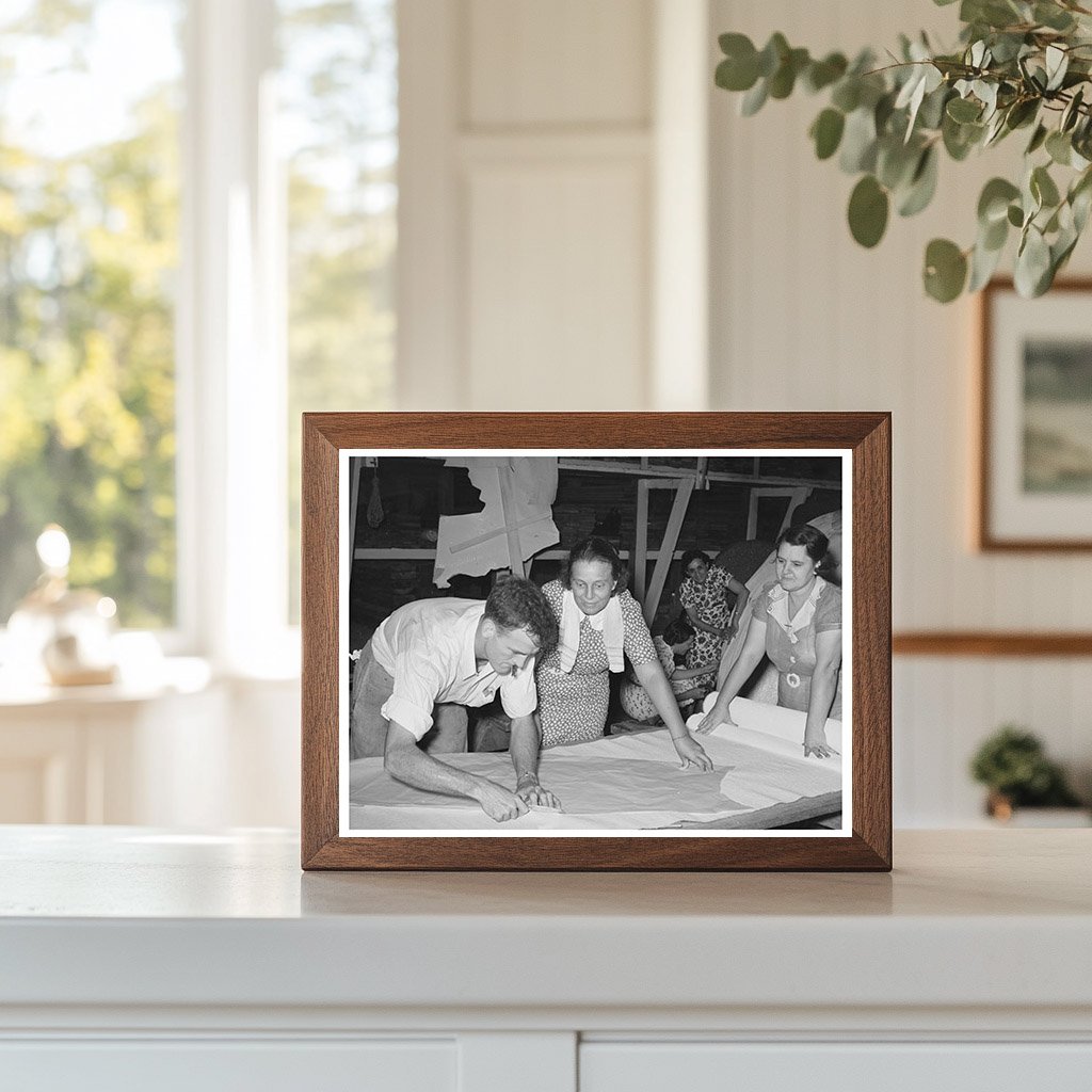 Crepe Paper Float Decorations at National Rice Festival 1938
