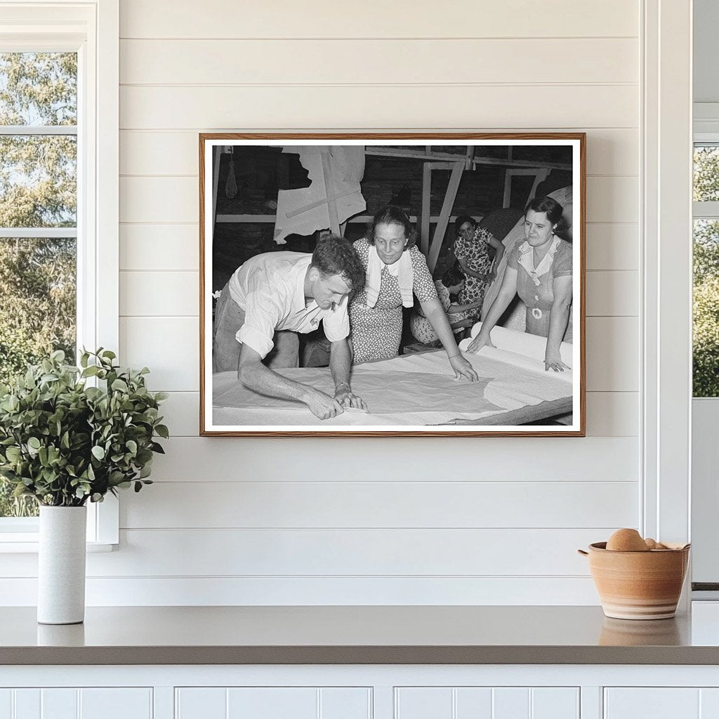 Crepe Paper Float Decorations at National Rice Festival 1938