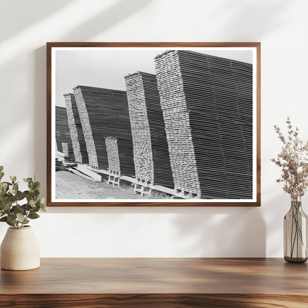 Sawmill Lumber Industry in Sorrento Louisiana 1938