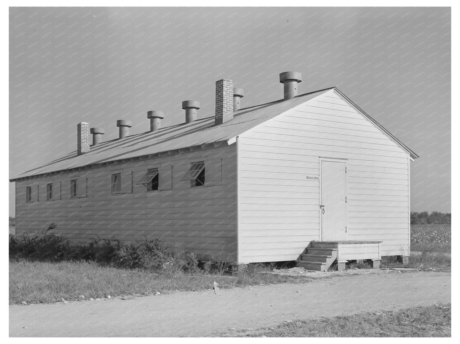 Potato Storage Building Lake Dick Project Arkansas 1938