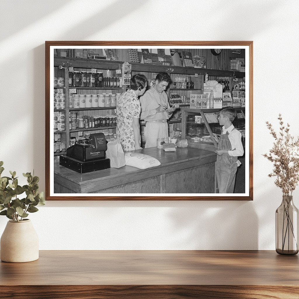 Lake Dick Cooperative Store Scene October 1938