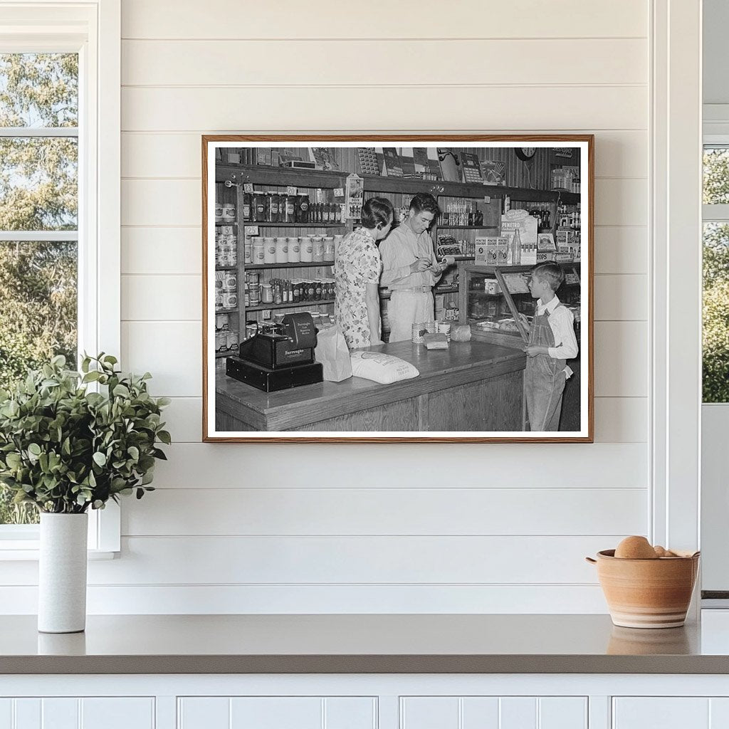 Lake Dick Cooperative Store Scene October 1938