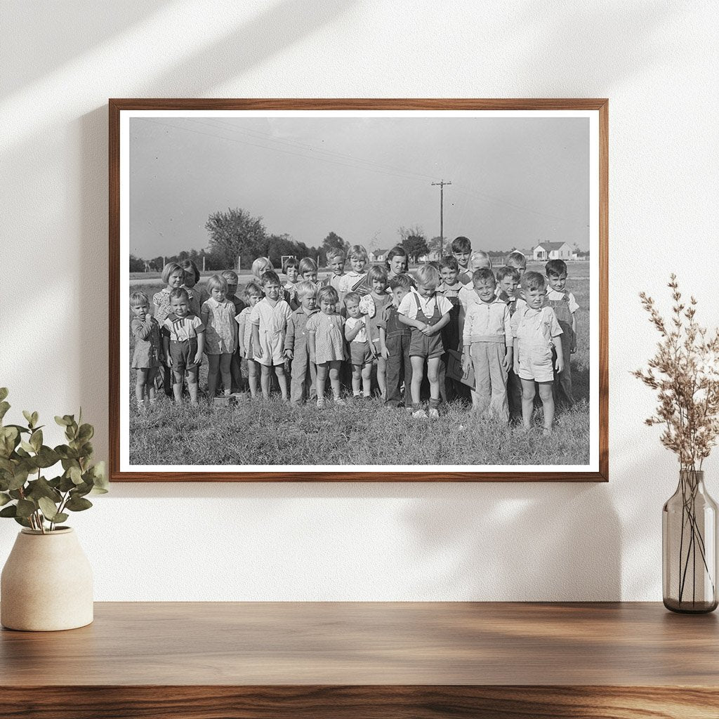 Schoolchildren at Lake Dick Project Arkansas 1938