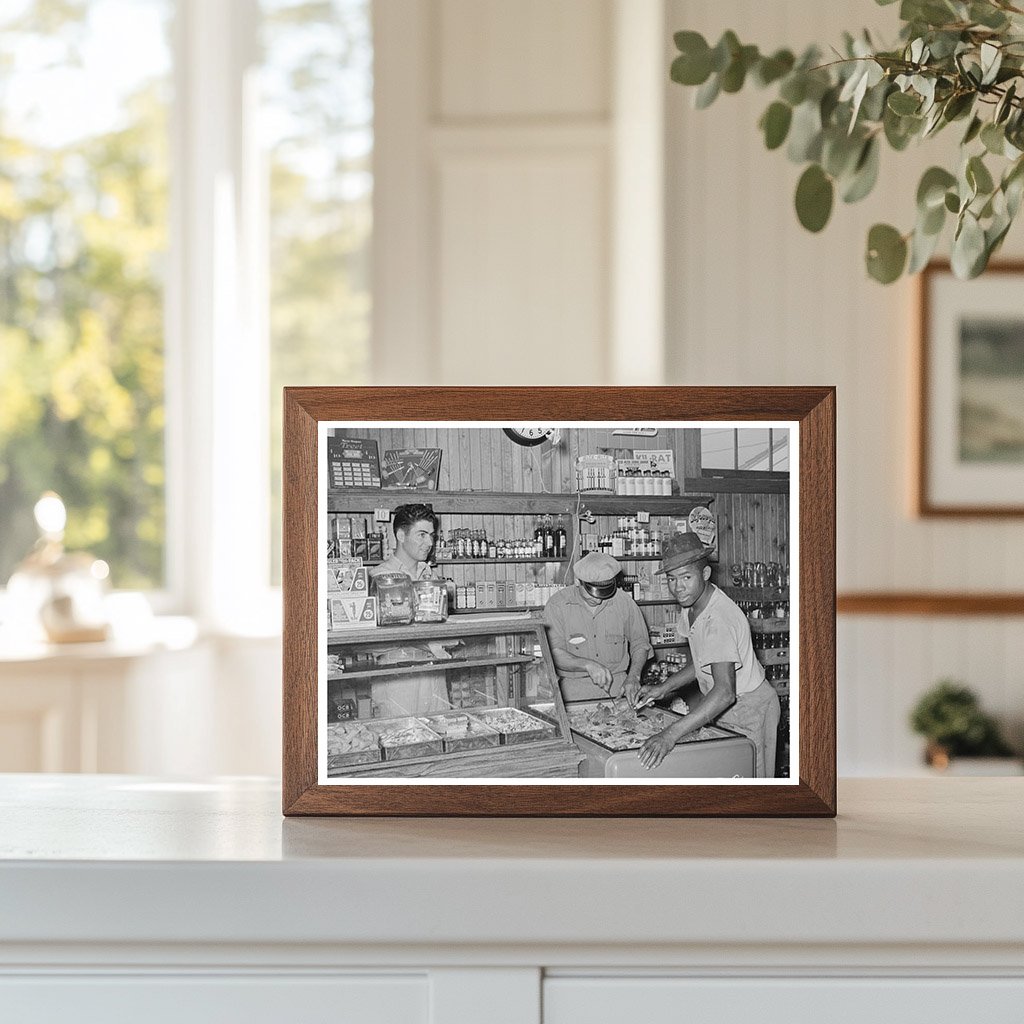 Icing Soft Drink Refrigerator Lake Dick Arkansas 1938