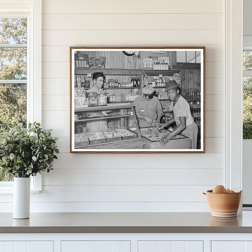 Icing Soft Drink Refrigerator Lake Dick Arkansas 1938