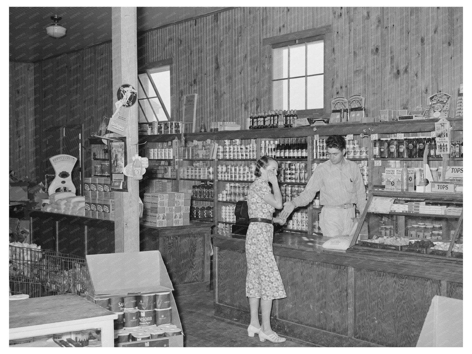 Vintage General Store Lake Dick Arkansas 1938