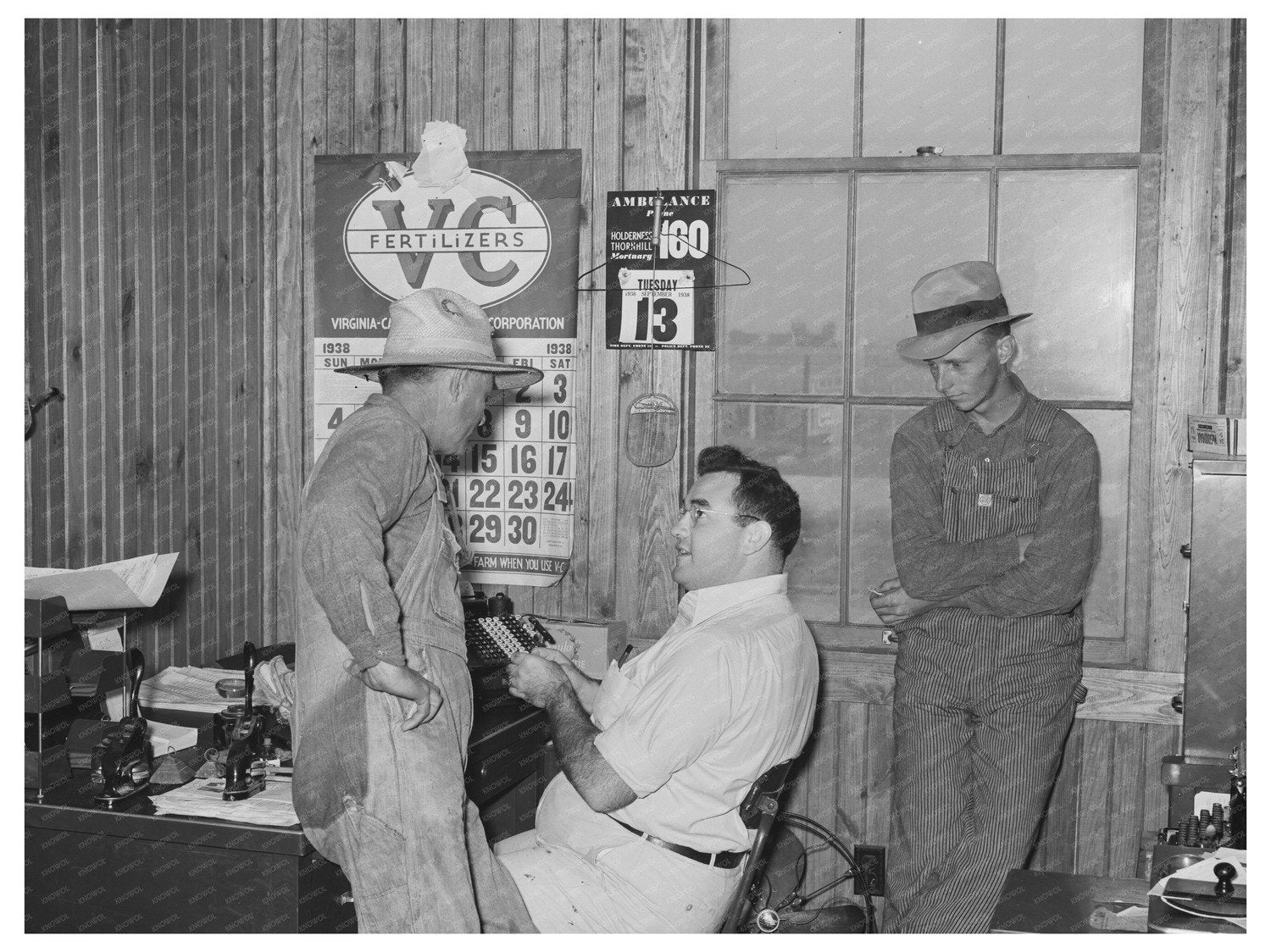 Lake Dick Project Arkansas October 1938 Vintage Image