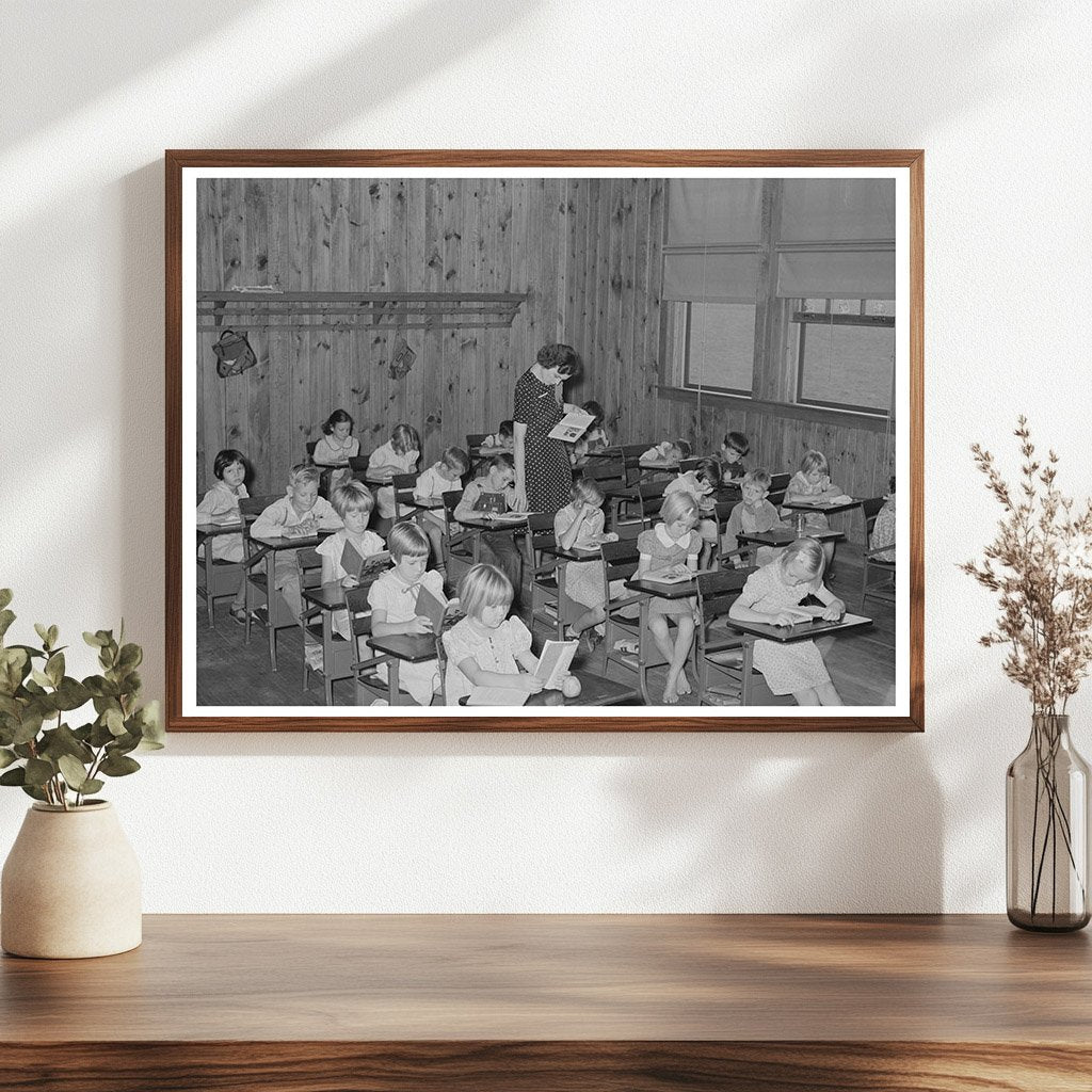 Lake Dick Project Schoolroom Jefferson County Arkansas 1938