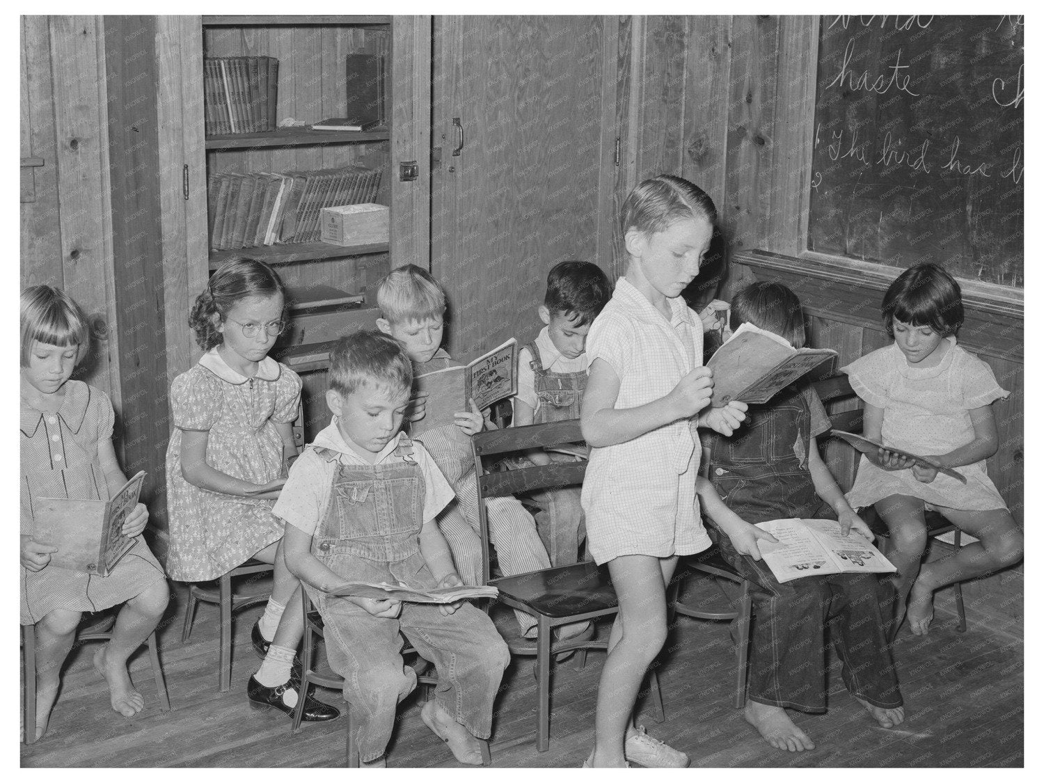 Schoolchildren at Lake Dick Project Jefferson County Arkansas 1938