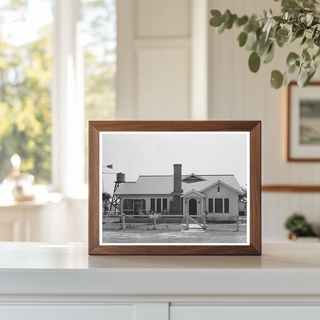 Joseph La Blanc Home Crowley Louisiana 1938 Photo