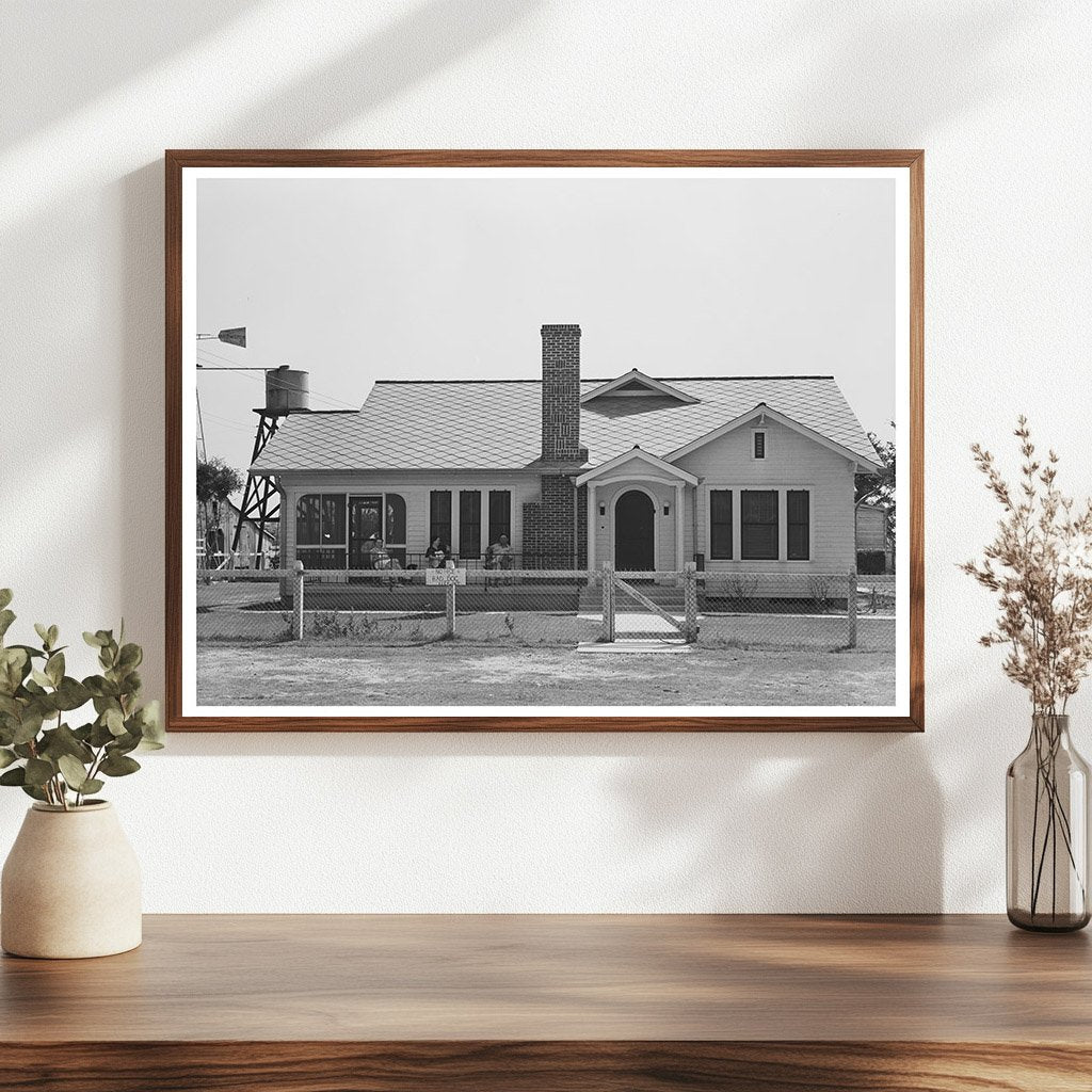 Joseph La Blanc Home Crowley Louisiana 1938 Photo