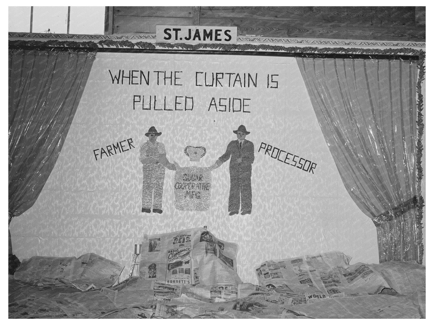 South Louisiana Fair Agricultural Exhibit Poster 1938