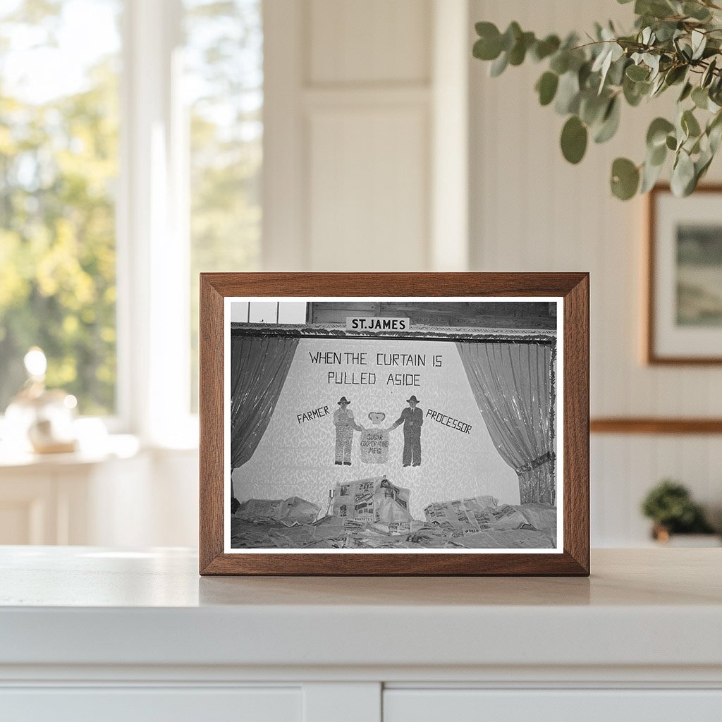 South Louisiana Fair Agricultural Exhibit Poster 1938