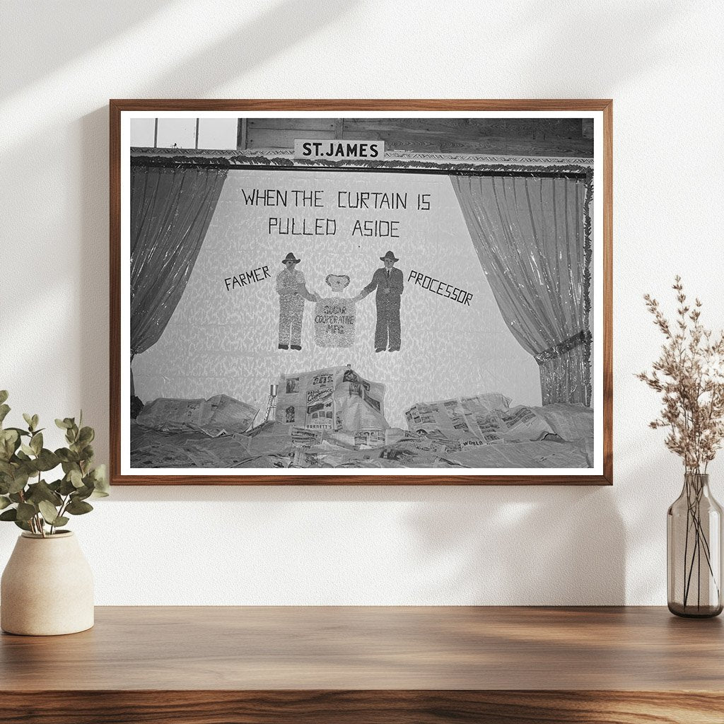 South Louisiana Fair Agricultural Exhibit Poster 1938