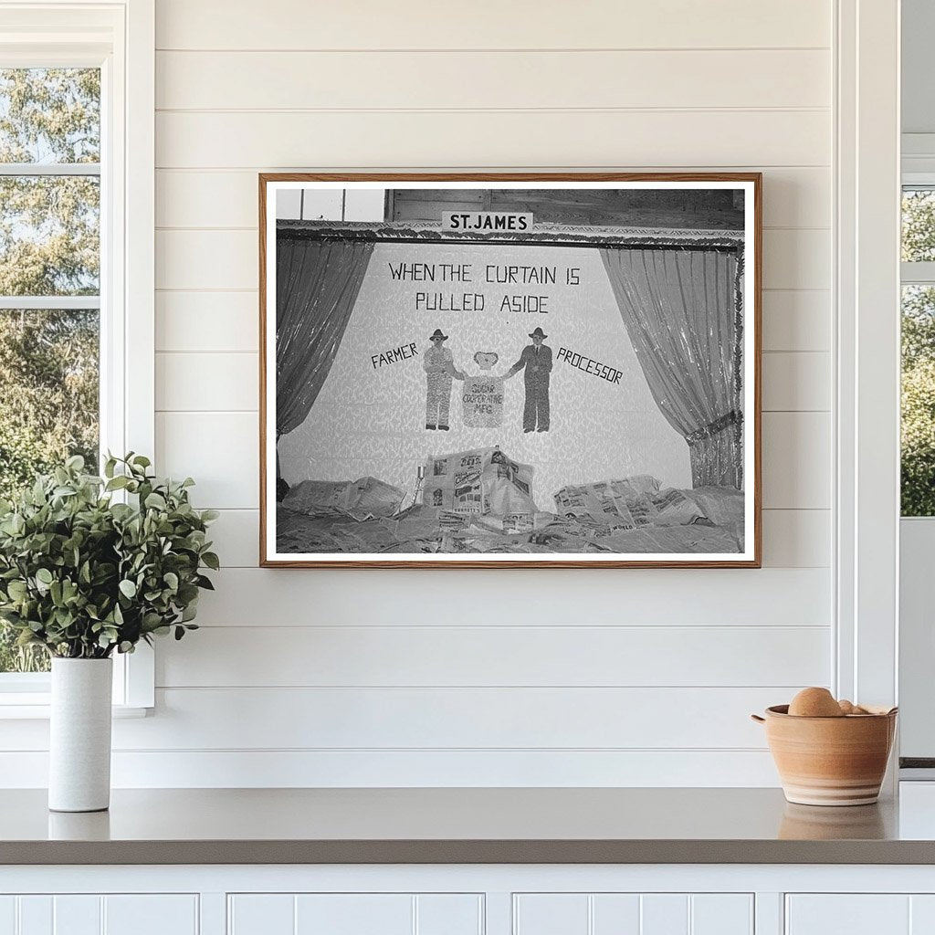 South Louisiana Fair Agricultural Exhibit Poster 1938