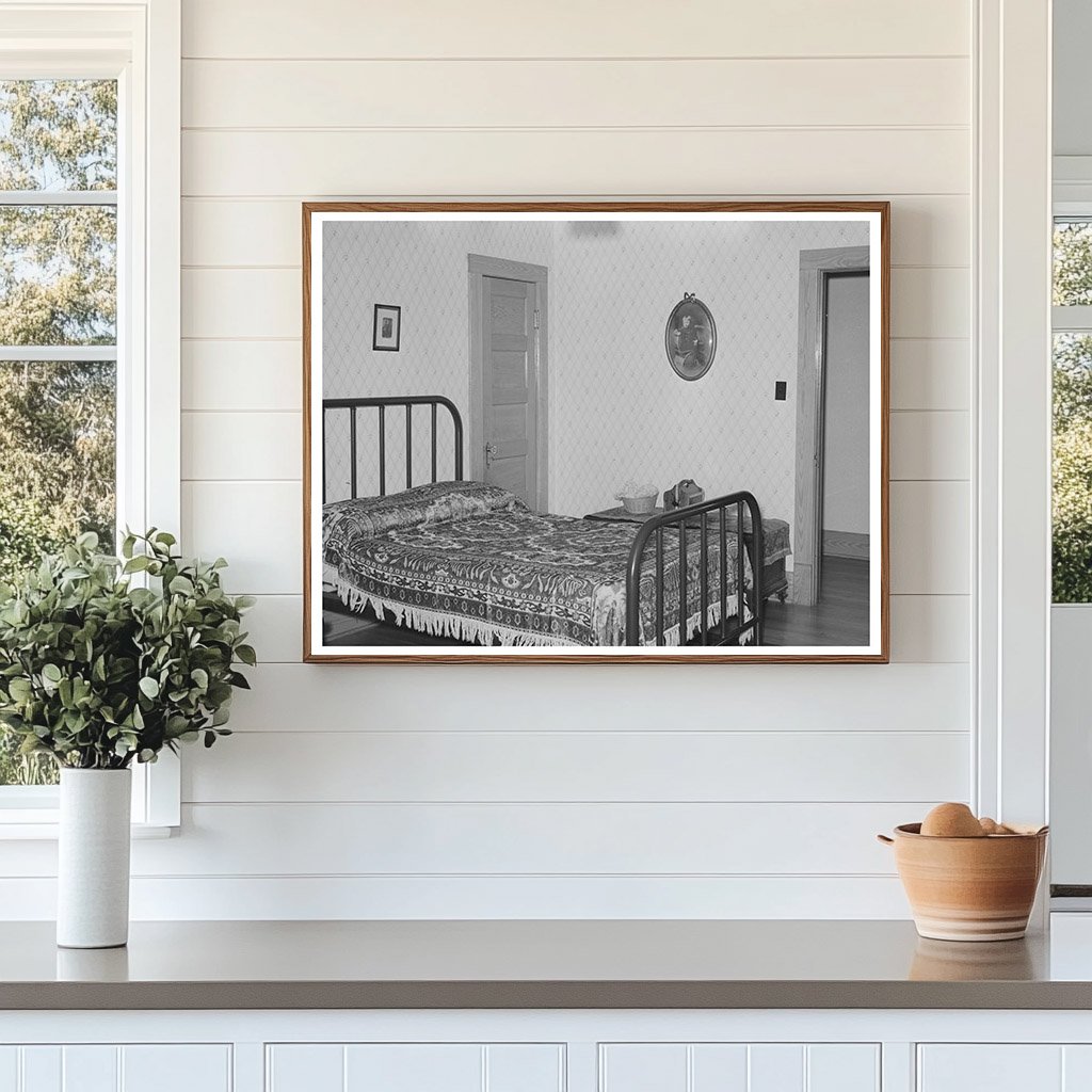 Joseph La Blancs Bedroom Crowley Louisiana 1938