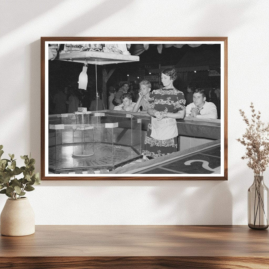 Gambling Game at South Louisiana State Fair 1938