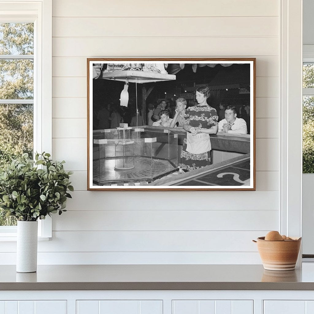 Gambling Game at South Louisiana State Fair 1938