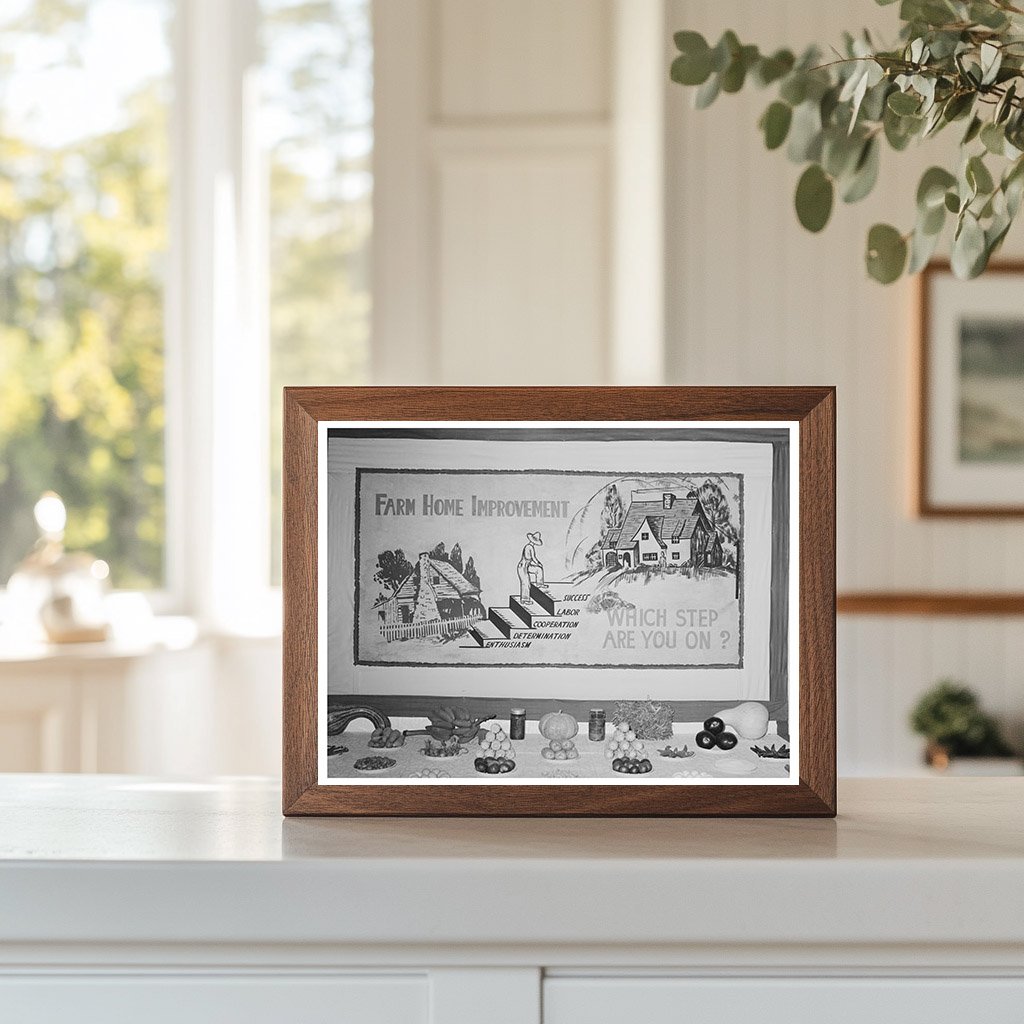 Vintage 1938 Agricultural Exhibit Poster Louisiana Fair