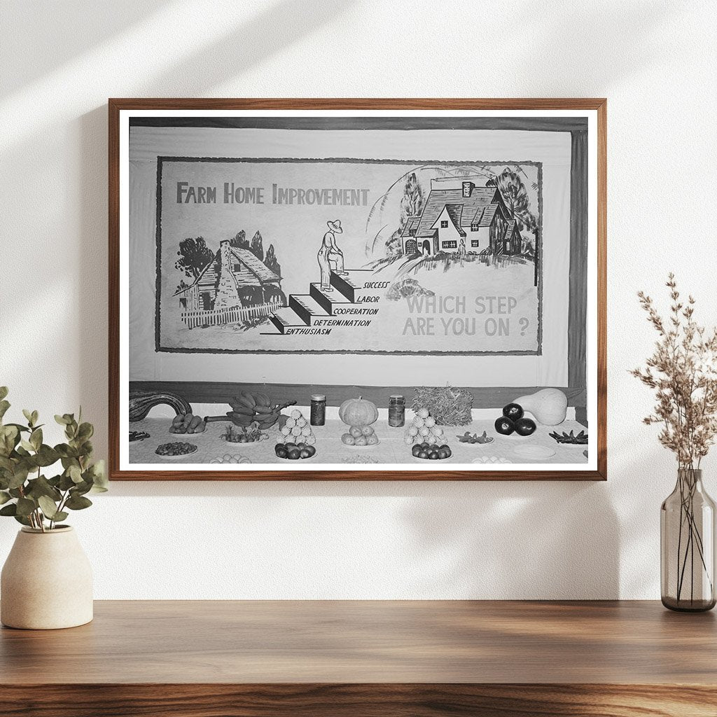 Vintage 1938 Agricultural Exhibit Poster Louisiana Fair