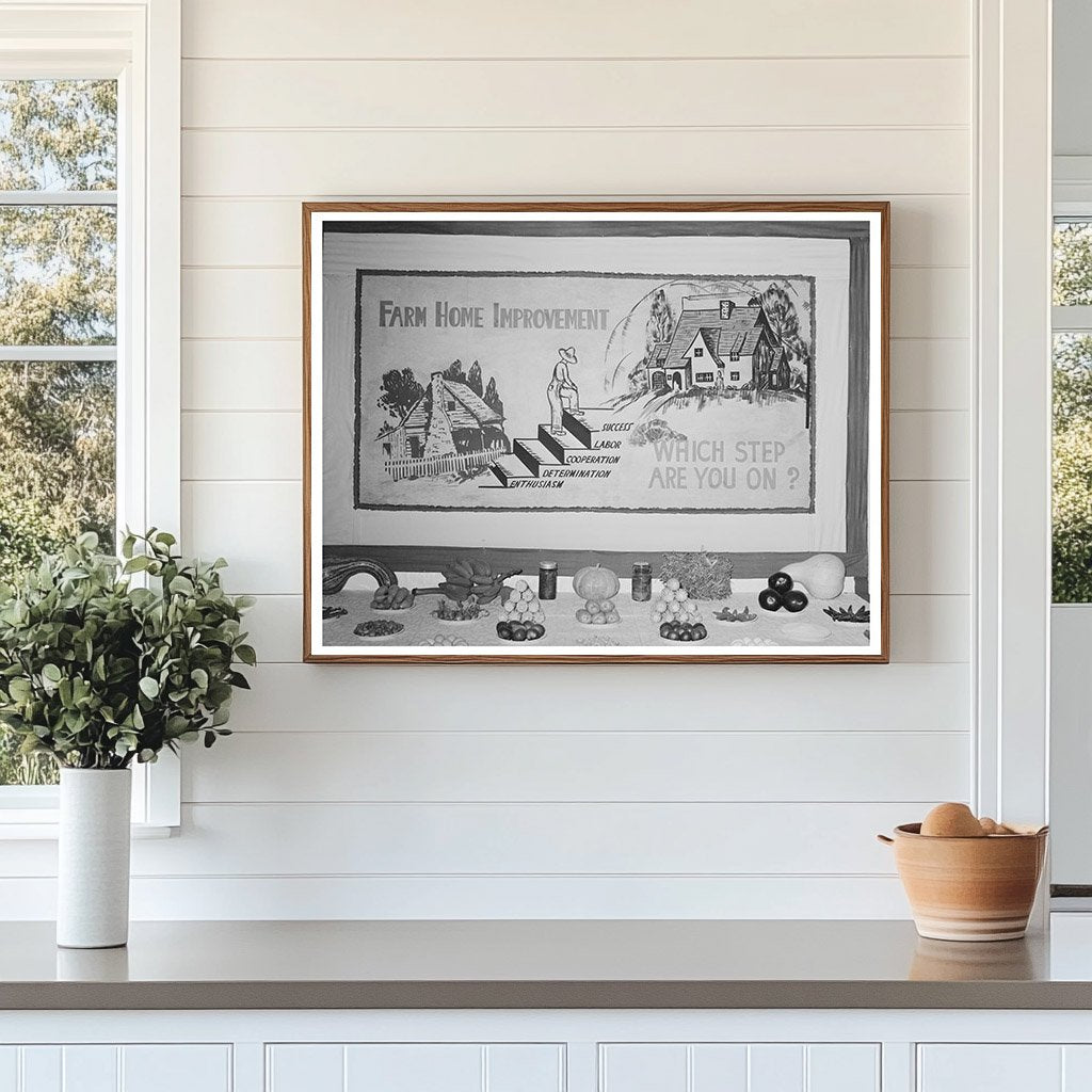 Vintage 1938 Agricultural Exhibit Poster Louisiana Fair