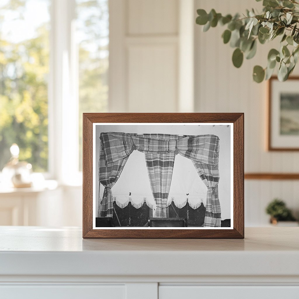 Homespun Draperies in Madame Dronets Home 1938