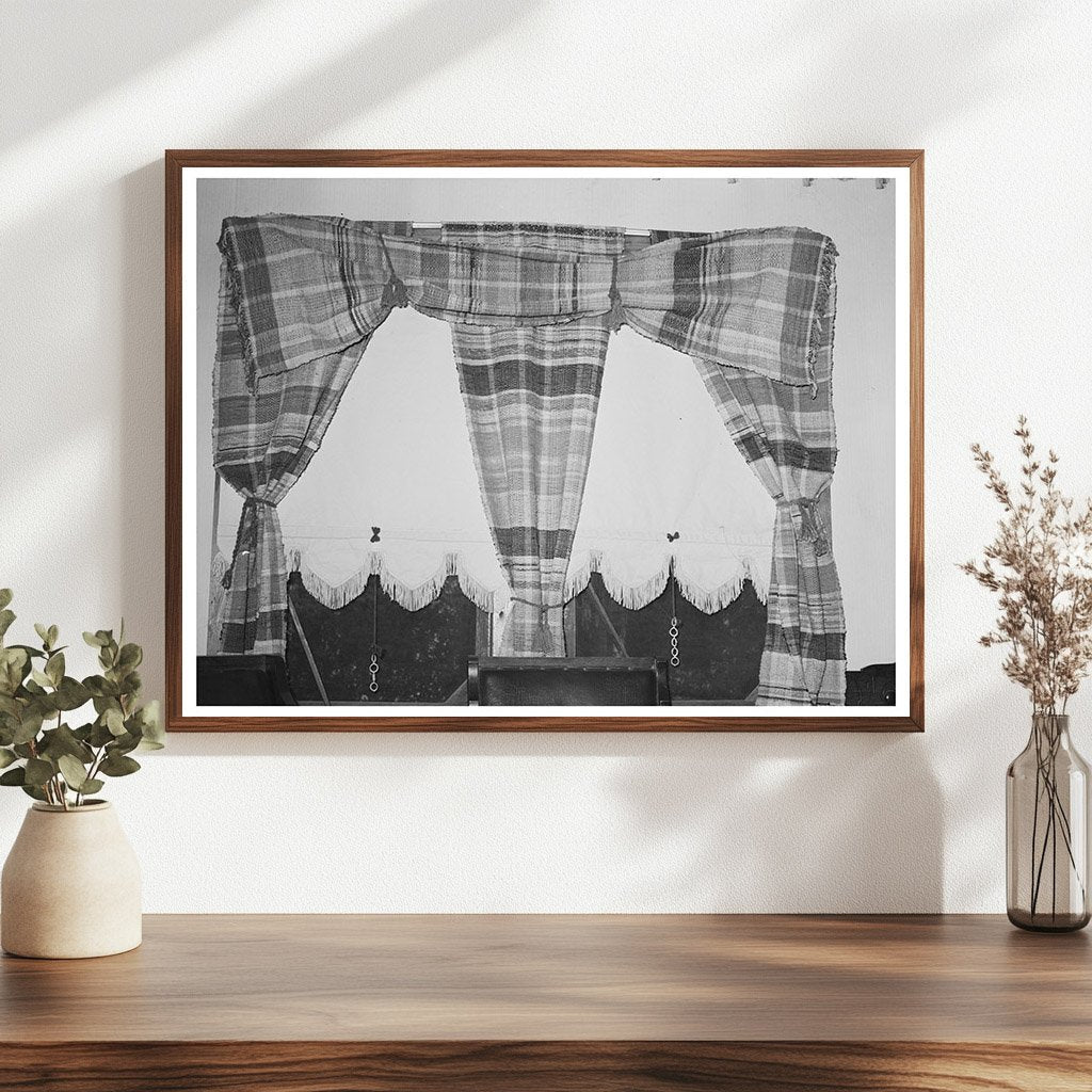 Homespun Draperies in Madame Dronets Home 1938