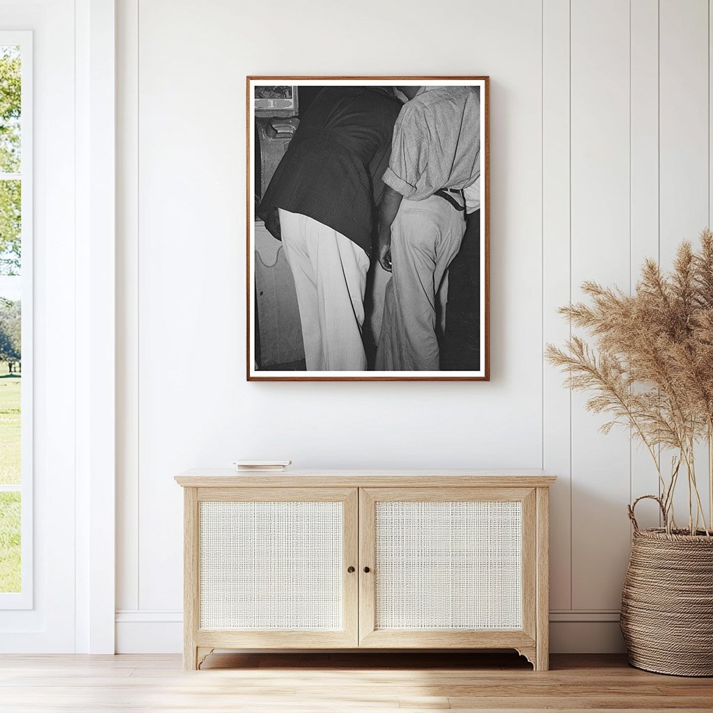 Boys Watching Penny Movies in Donaldsonville 1938