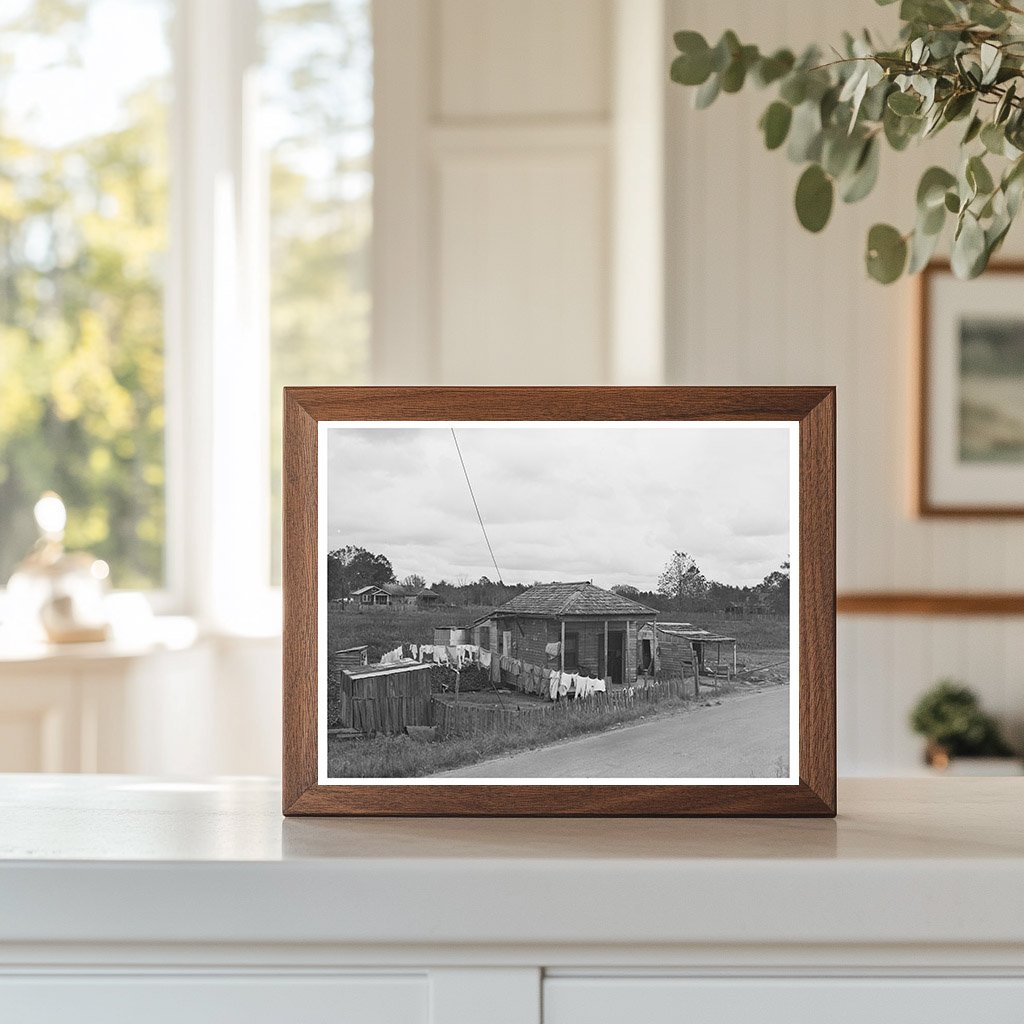 Norco Louisiana Farm House October 1938 Vintage Image