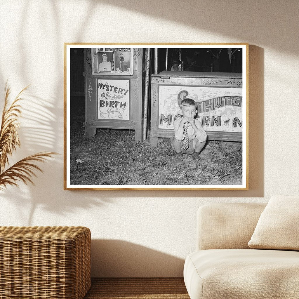 Young Boy at South Louisiana State Fair 1938