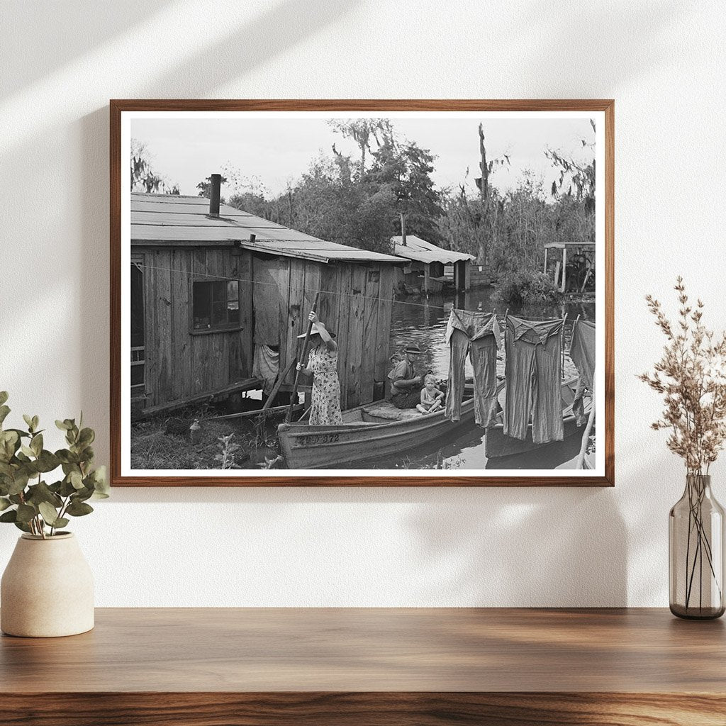 Fishermans Family Returning from Fishing Trip Louisiana 1938