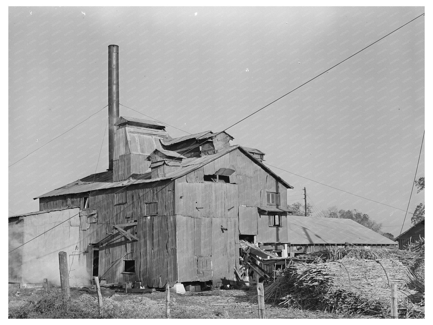 Sugar Mill in Breaux Bridge Louisiana October 1938