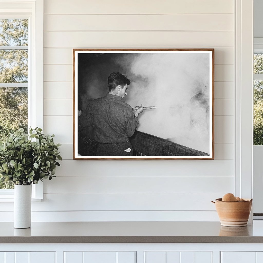 Syrup Production at New Iberia Mill October 1938