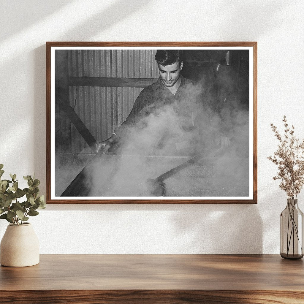 Syrup Making from Sugarcane Juice New Iberia 1938