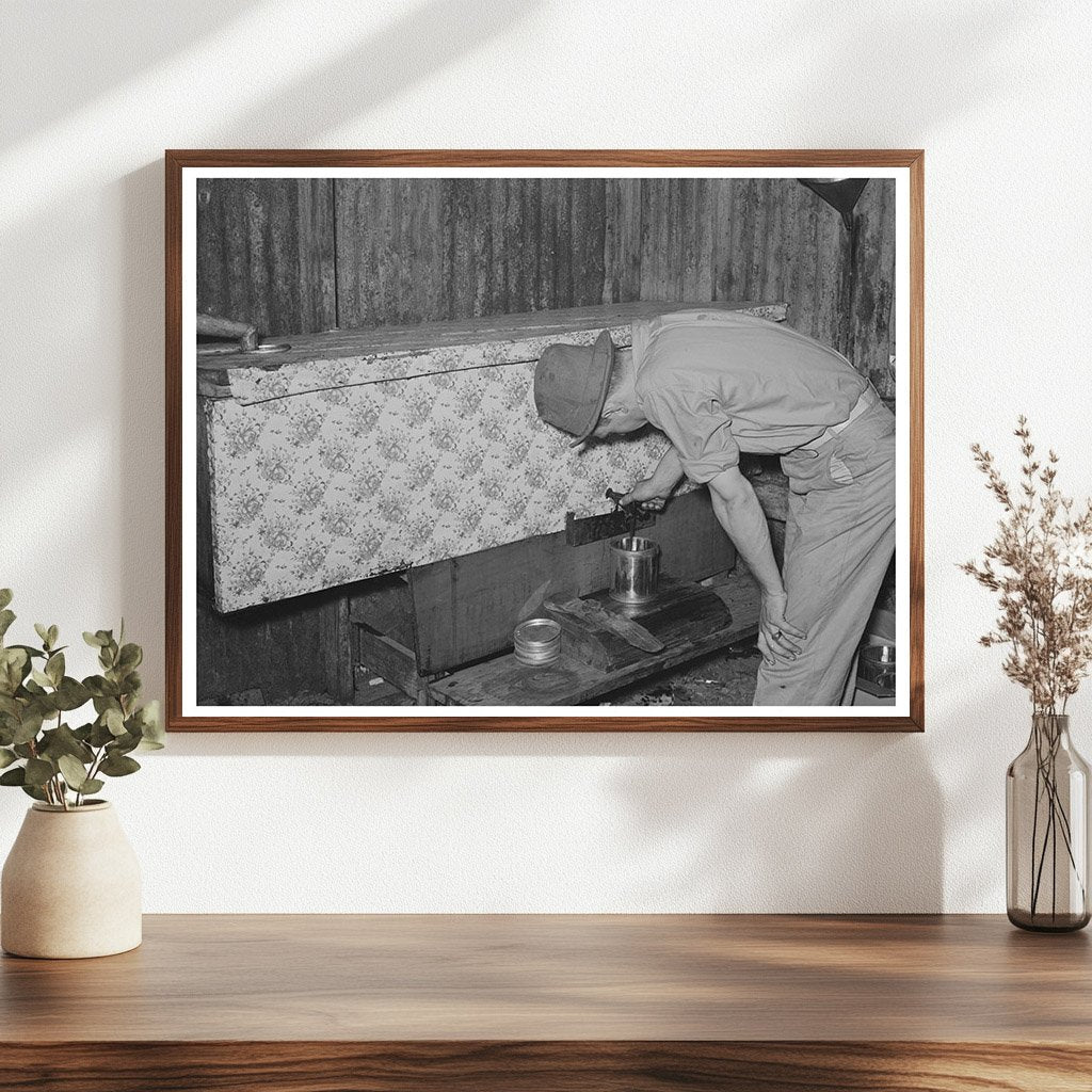 Filling Cans with Syrup at Louisiana Sugar Mill 1938