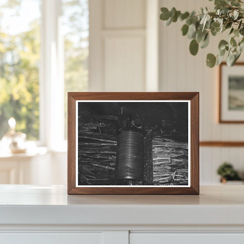 Sugarcane Crushing at Louisiana Mill October 1938