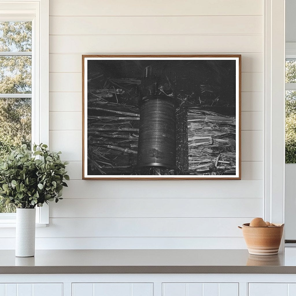 Sugarcane Crushing at Louisiana Mill October 1938