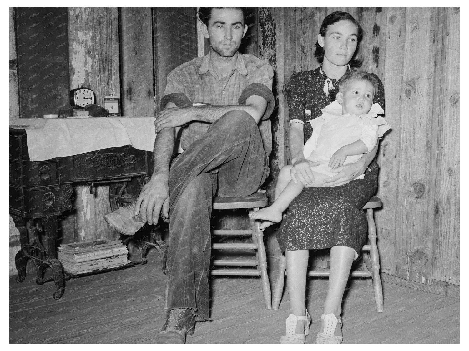 W.E. Smith Family Receiving Farm Aid October 1938