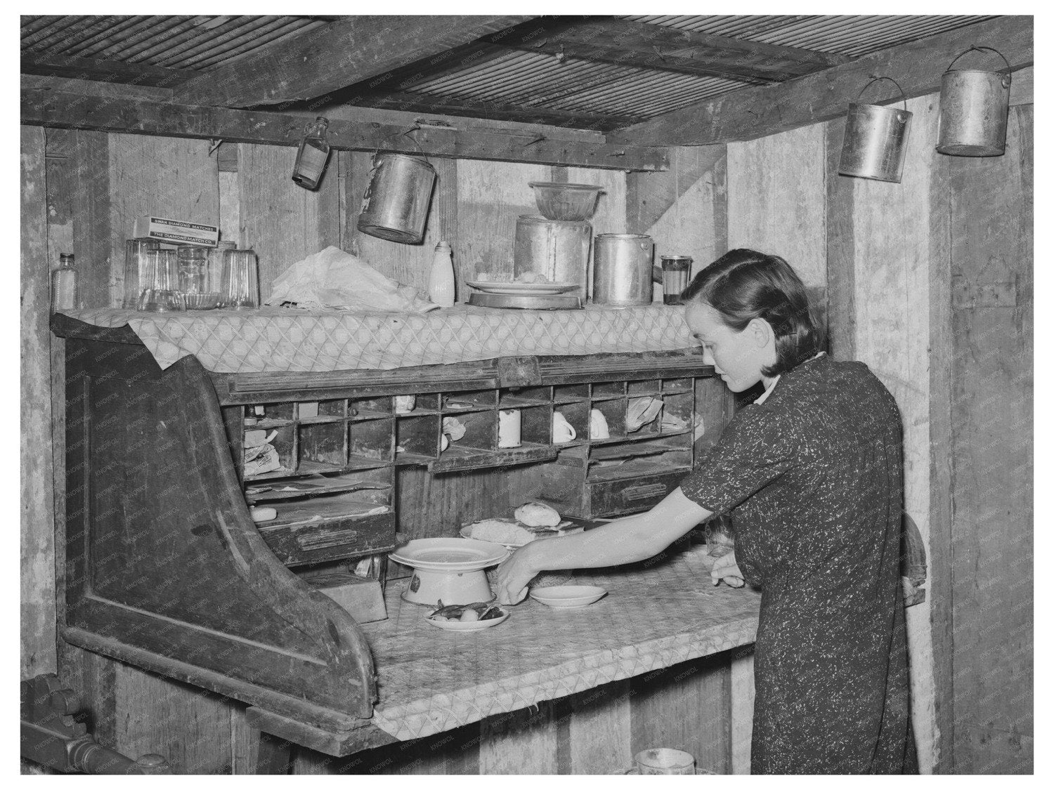 Vintage Kitchen in Morganza Louisiana 1938