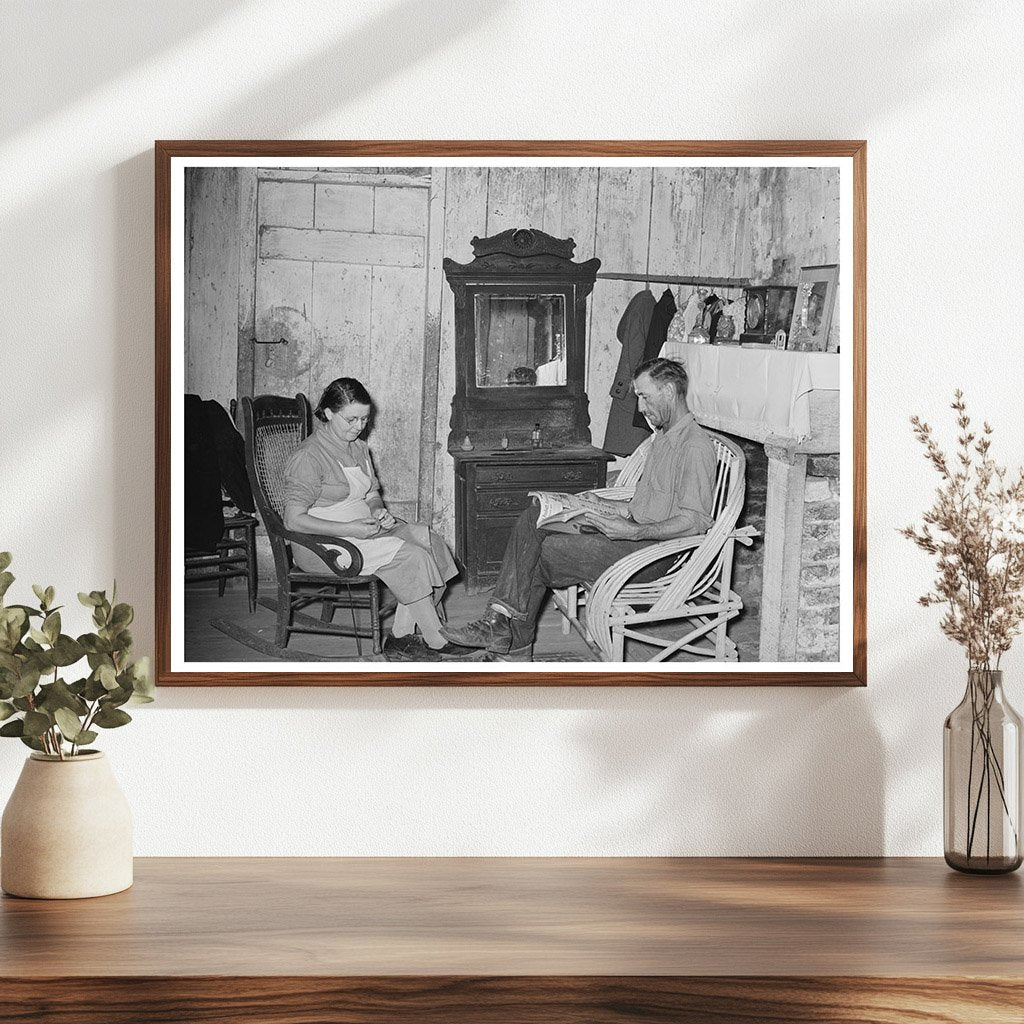 Mr. and Mrs. M. LaBlanc in Morganza Louisiana 1938