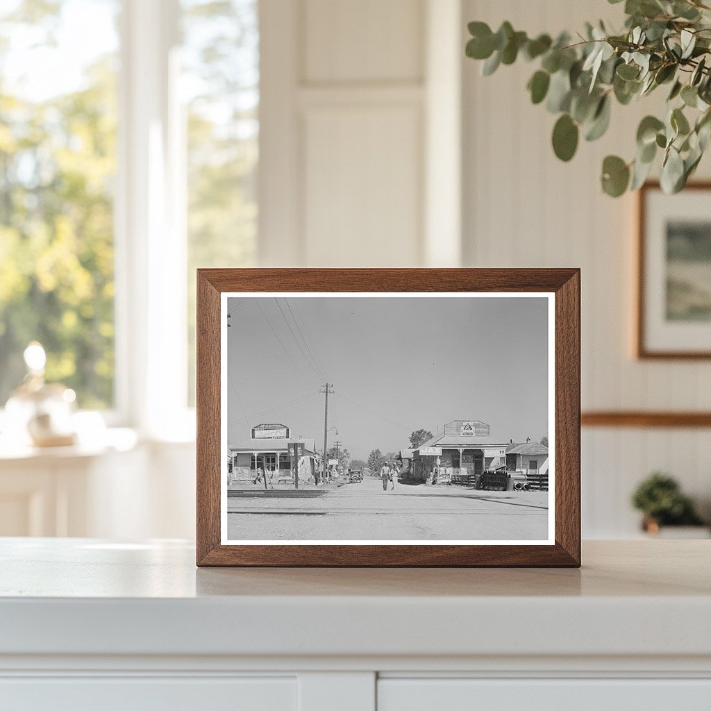 New Roads Louisiana Community 1938 Railroad Tracks View