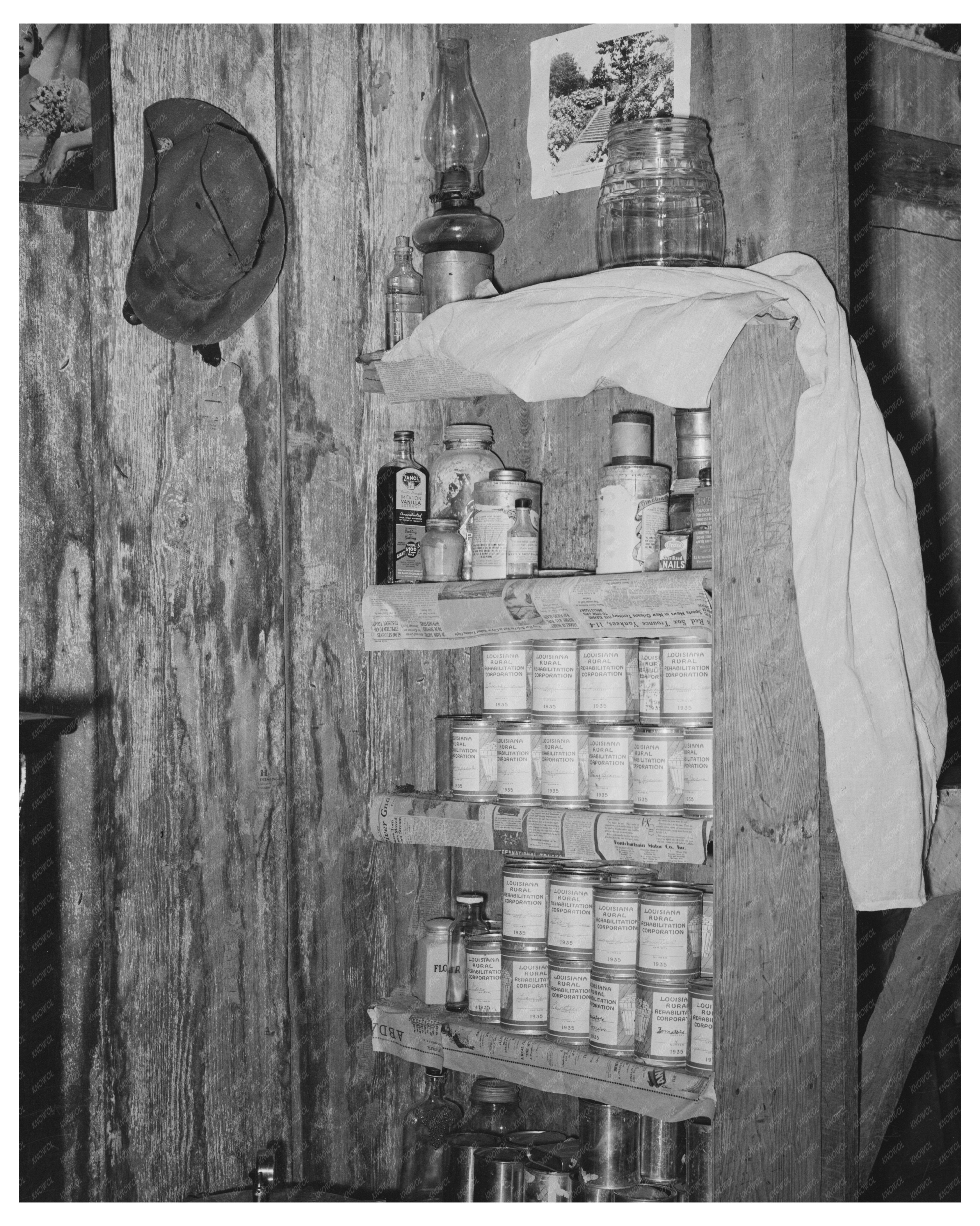 Canning Goods by Mrs. M. LaBlanc Louisiana 1938