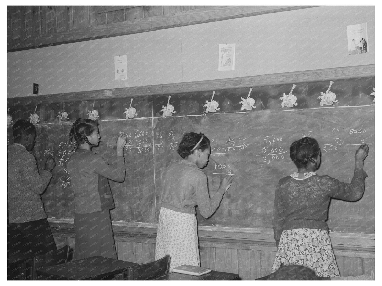 Lakeview School Students Phillips County Arkansas 1938