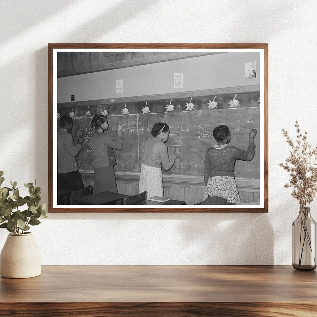 Lakeview School Students Phillips County Arkansas 1938