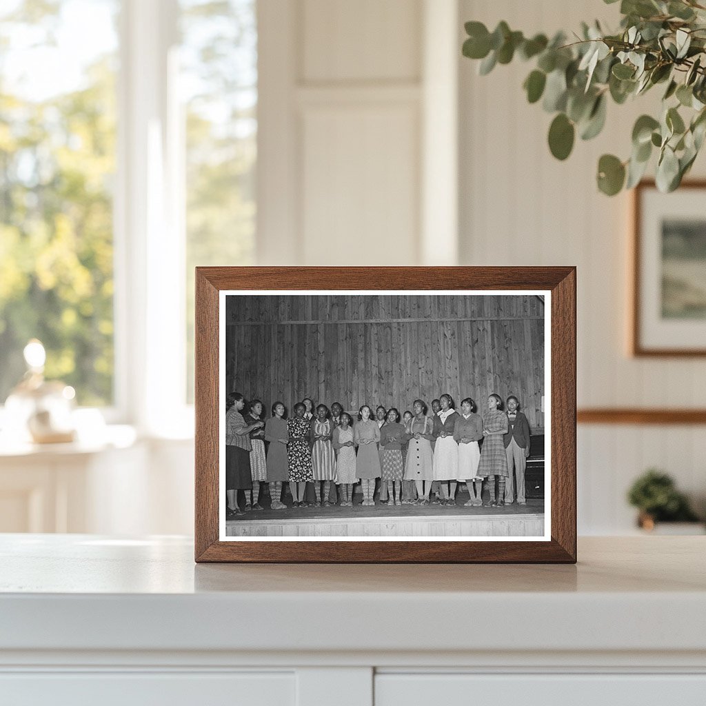 Lakeview Project School Glee Club Phillips County 1938