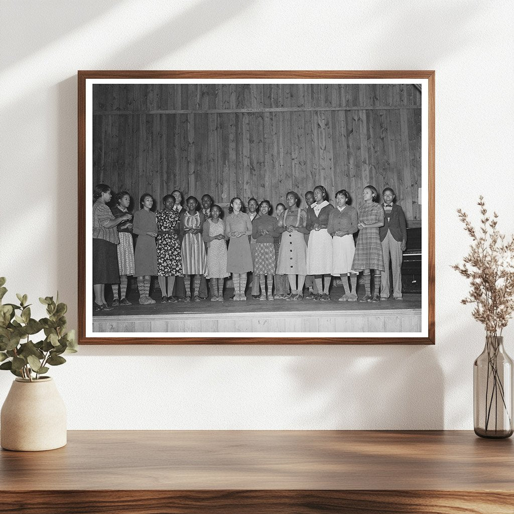 Lakeview Project School Glee Club Phillips County 1938
