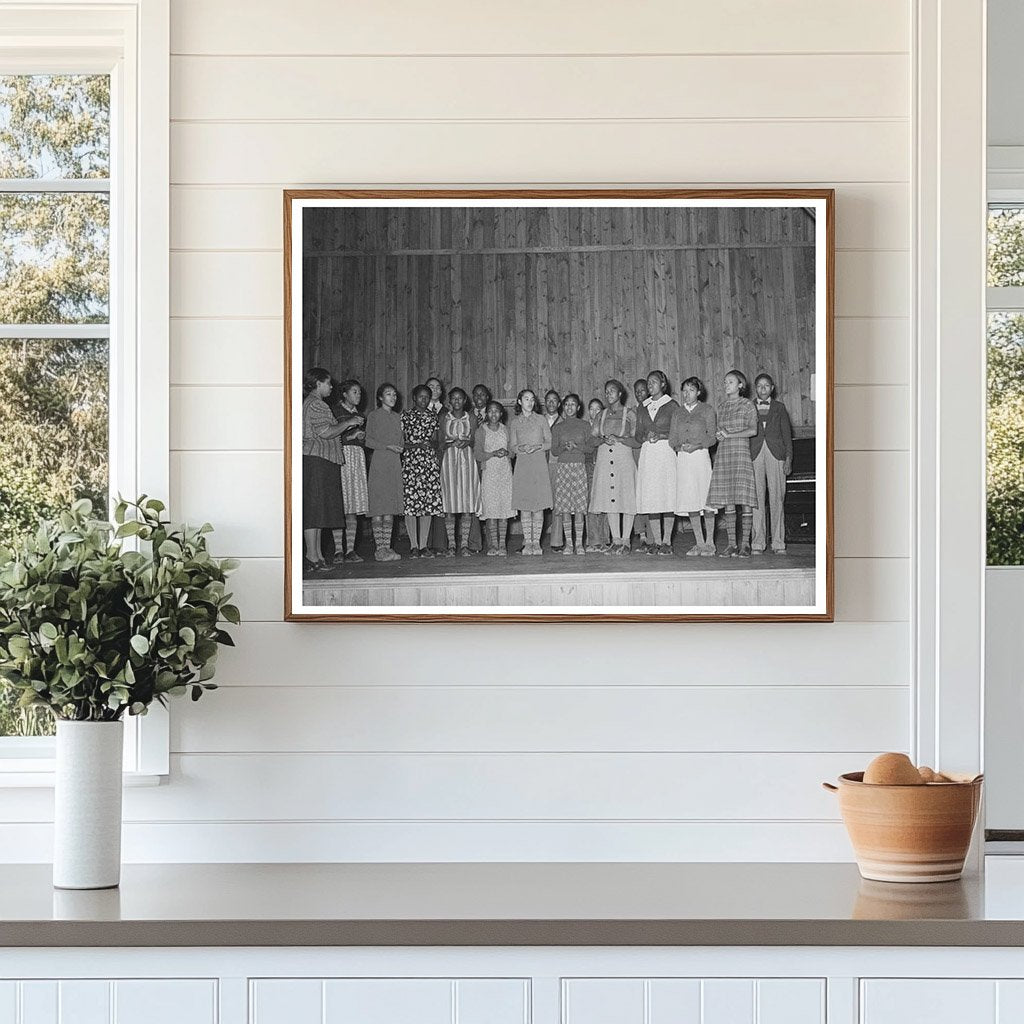 Lakeview Project School Glee Club Phillips County 1938