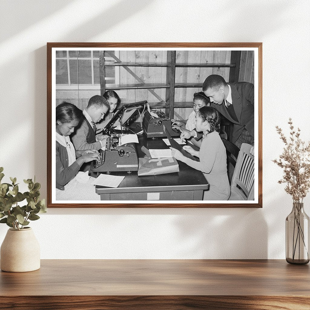 Lakeview Arkansas School Paper Editorial Meeting 1938