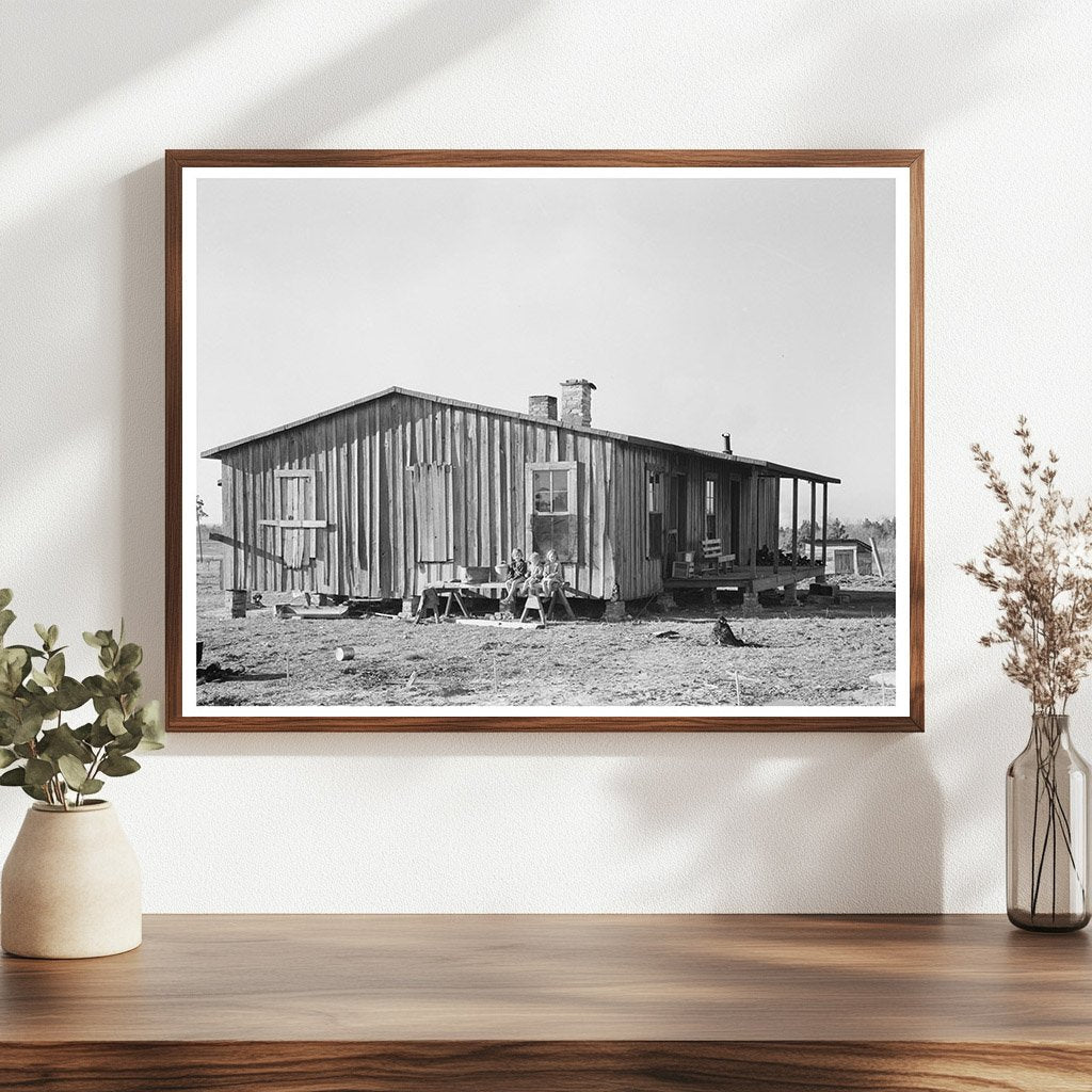 Scarbrough Family Children at Their Farm Home 1939
