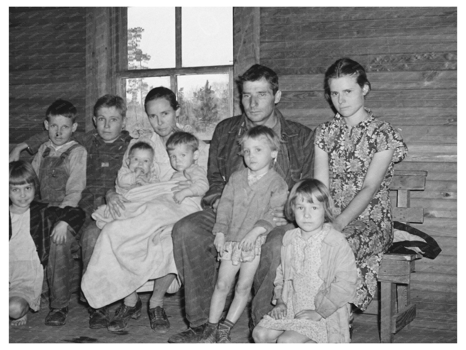 Scarbrough Family Rural Life Laurel Mississippi 1939
